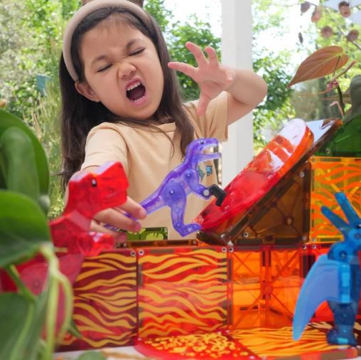 MAGNA-TILES DINO WORLD 40 PIECE SET - Image 3