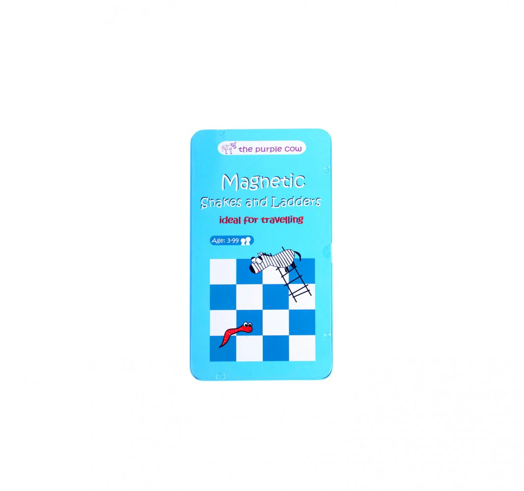 MAGNETIC GAMES TIN SNAKES AND LADDERS