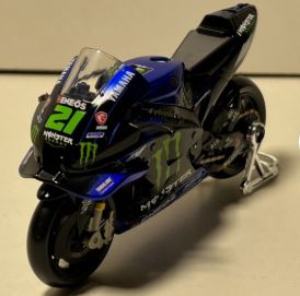 MAISTO MOTORCYCLES 1:18 MOTO GP 2022 YAMAHA FACTORY RACING - Image 3