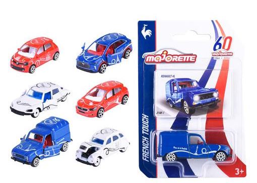 MAJORETTE FRENCH TOUCH PREMIUM CARS 6 ASSORTMENT