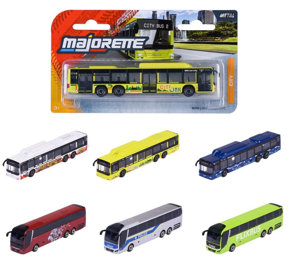 MAJORETTE MAN CITY BUS ASST