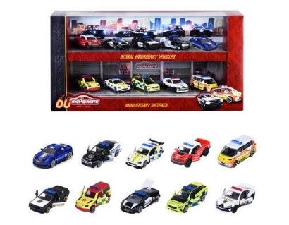 MAJORETTE EMERGENCY WORLD 10 PC BOX GIFTPACK