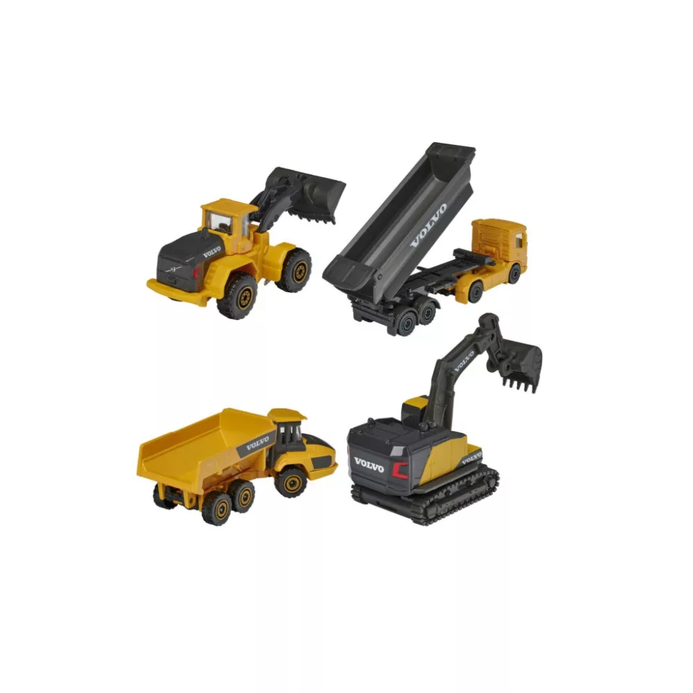 MAJORETTE VOLVO CONSTRUCTION 4PCS GIFT PACK - Image 2