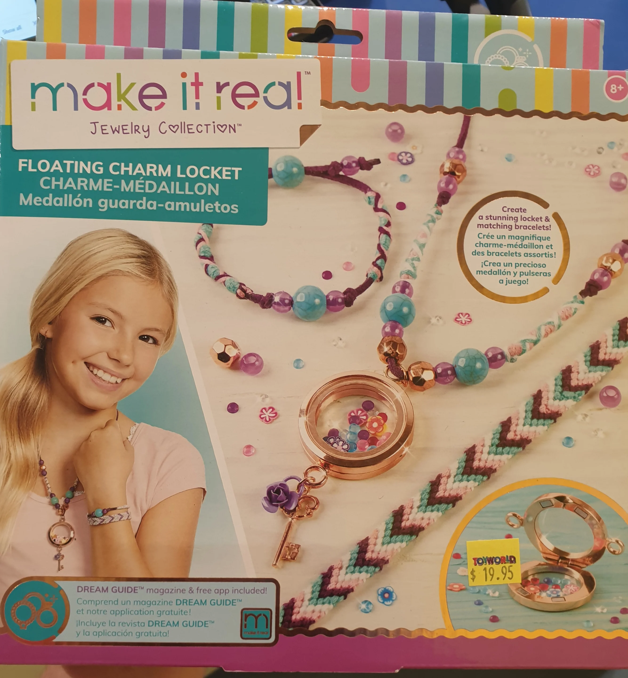 MAKE IT REAL FLOATING CHARM LOCKET - BLOOMING CREATIVITY