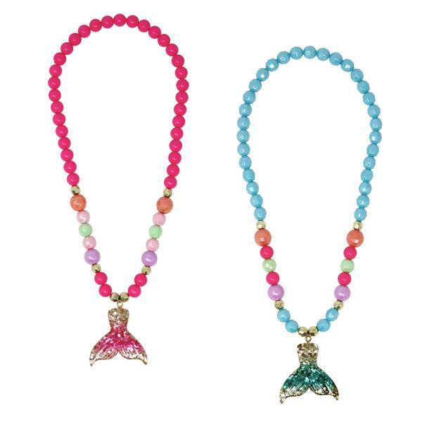 PINK POPPY MAKE WAVES MERMAID NECKLACE