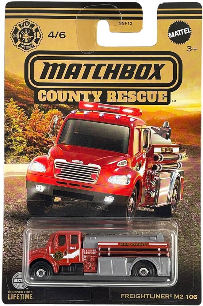 MATCHBOX COUNTY RESCUE FREIGHTLINER M2 106