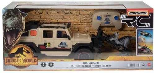 MATCHBOX JURASSI WORLD JEEP RC