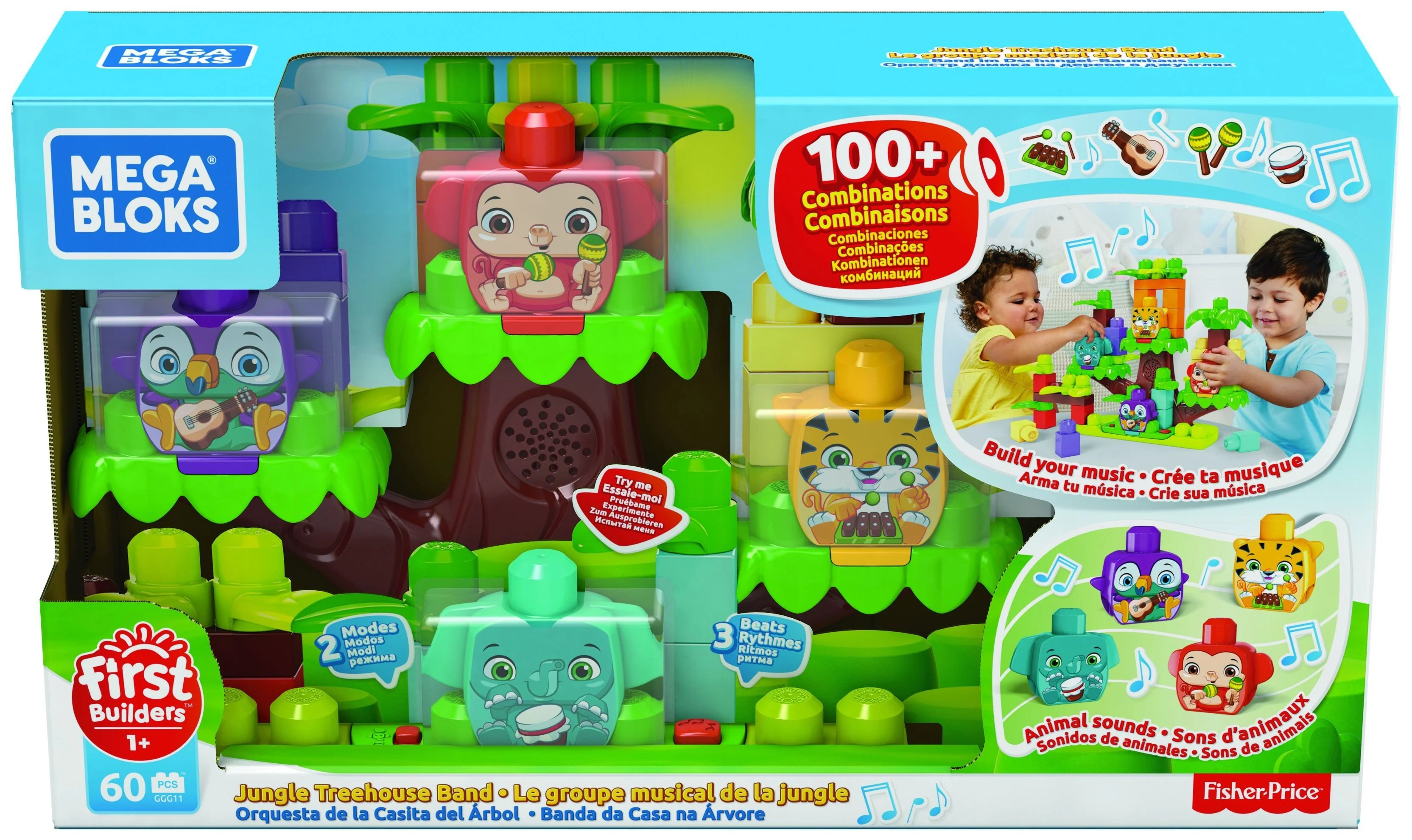 MEGA BLOKS JUNGLE TREEHOUSE BAND