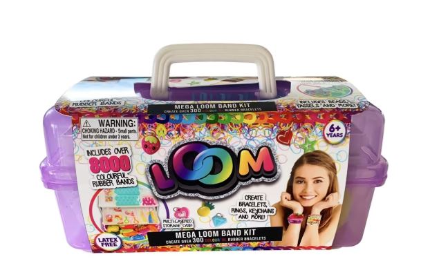 MEGA LOOM BAND KIT - CARRY CASE 8000 PIECES