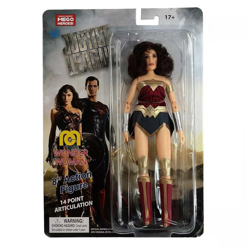 MEGO MOVIE LEGENDS JUSTICE LEAGUE WONDER WOMAN COLLECTIBLE 8" FIGURE