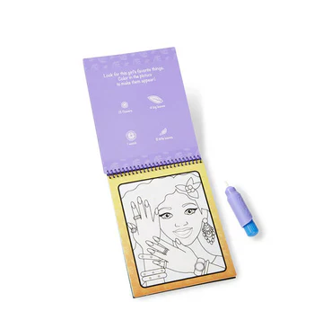 MELISSA AND DOUG WATER WOW - MAKE UP & MANICURES WATER REVEAL PAD - Image 3