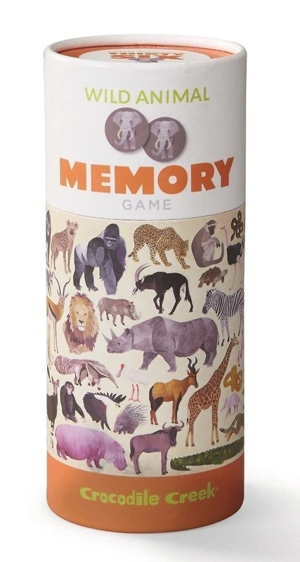 MEMORY GAME CAN - WILDLIFE