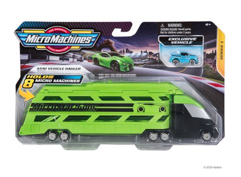 MICRO MACHINES VEHICLE HAULER GREEN ASSORTMENT