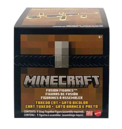 MINECRAFT CRAFT A FIGURINE - TUXEDD CAT
