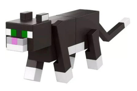MINECRAFT CRAFT A FIGURINE - TUXEDD CAT - Image 2