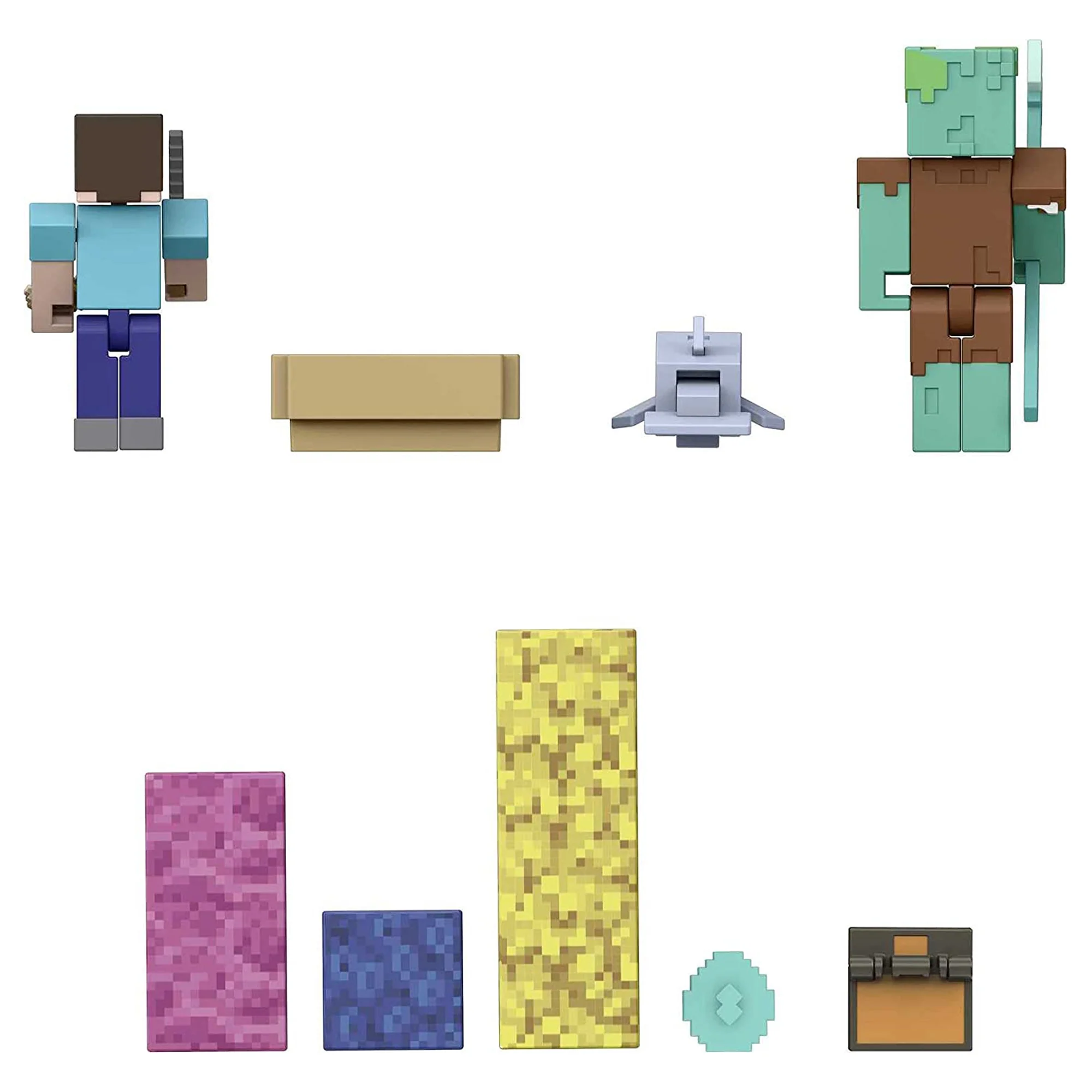 MINECRATT TREASURE HUNT ADVENTURE PACK FIGURES - Image 5
