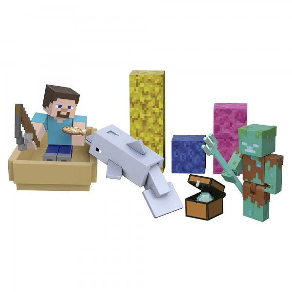 MINECRATT TREASURE HUNT ADVENTURE PACK FIGURES - Image 6