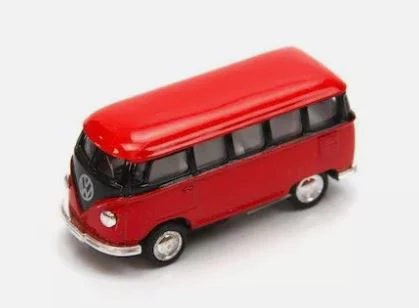 1962 VOLKSWAGEN CLASSICAL BUS 1:64 DIECAST PULLBACK VEHICLE - 1 PC ASSORTED - Image 6