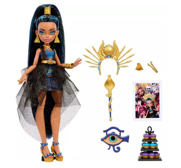 MONSTER HIGH CLEO DE NILE IN MONSTER BALL PARTY DRESS