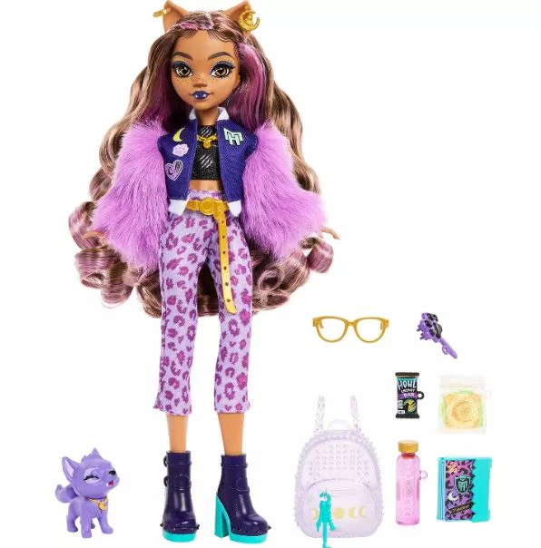 MONSTER HIGH - CLAWDEEN WOLF WITH PET AND ACCESSORIES - Image 4