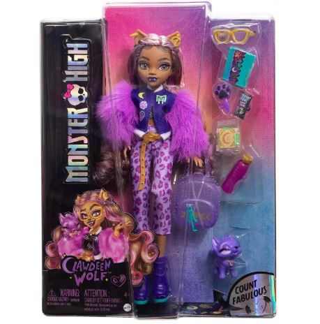 MONSTER HIGH - CLAWDEEN WOLF WITH PET AND ACCESSORIES - Image 5