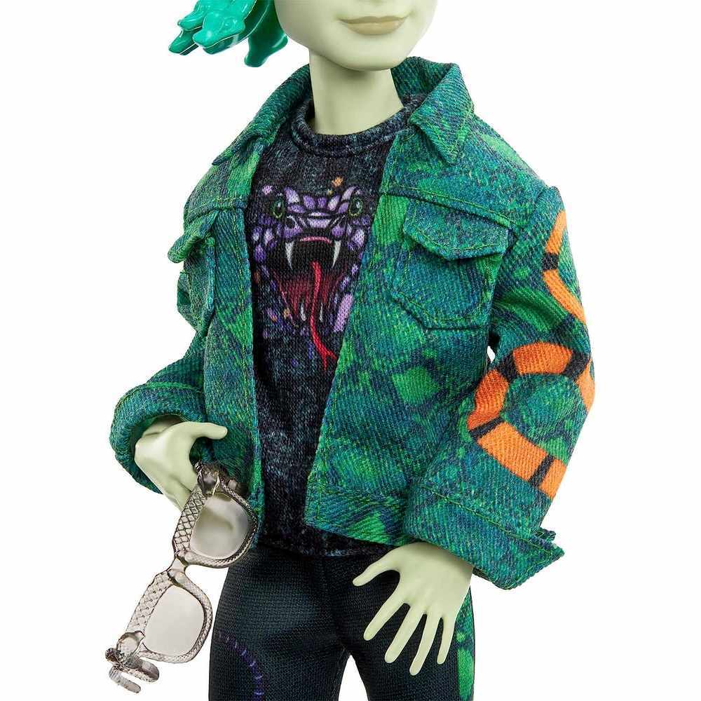 MONSTER HIGH DOLL DEUCE GORGON WITH PET AND ACCESSORIES - Image 6