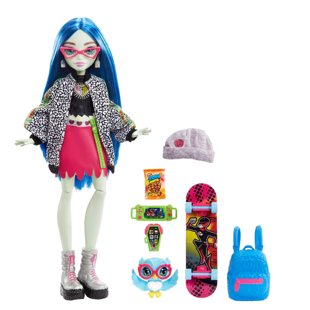 MONSTER HIGH DOLL GHOULIA YELPS WITH PET AND ACCESSORIES - Image 2