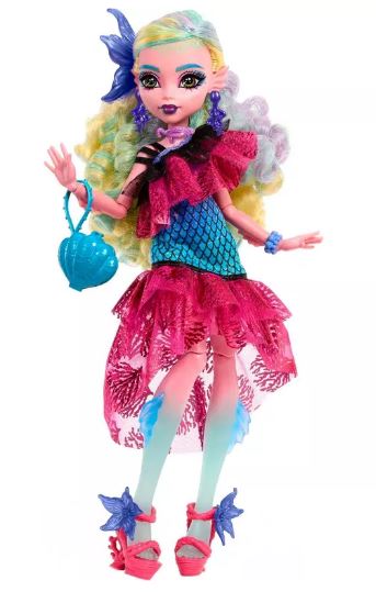 MONSTER HIGH  LAGOONA BLUE IN  MONSTER BALL PARTY DRESS - Image 2