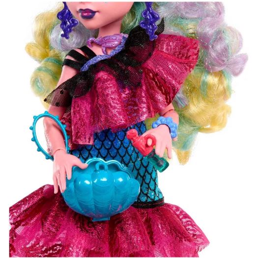 MONSTER HIGH  LAGOONA BLUE IN  MONSTER BALL PARTY DRESS - Image 4