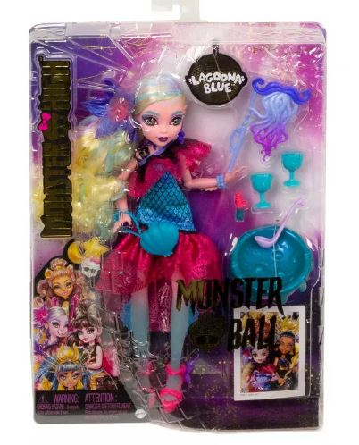 MONSTER HIGH  LAGOONA BLUE IN  MONSTER BALL PARTY DRESS - Image 6