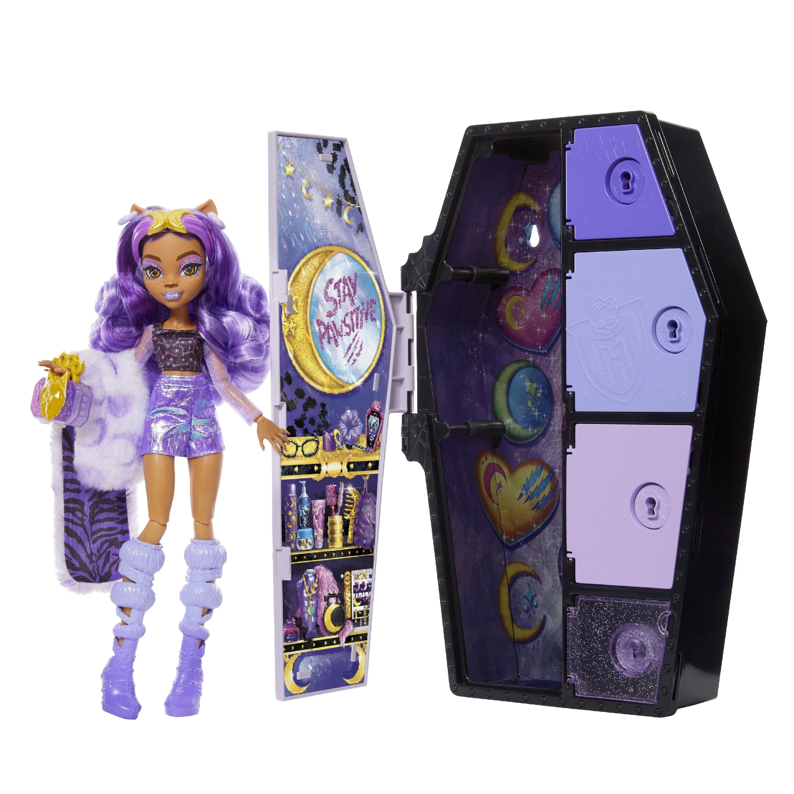 MONSTER HIGH - SKULLTIMATE SECRETS - CLAWDEEN WOLF FASHION FIGURE SERIES 2 - FEAR IDESCENT - Image 2