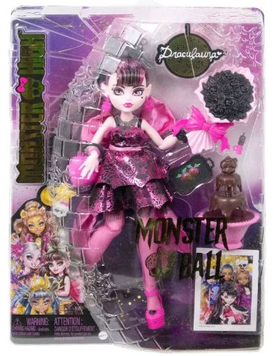 MONSTER HIGH DRACULAURA IN MONSTER BALL PARTY DRESS - Image 6