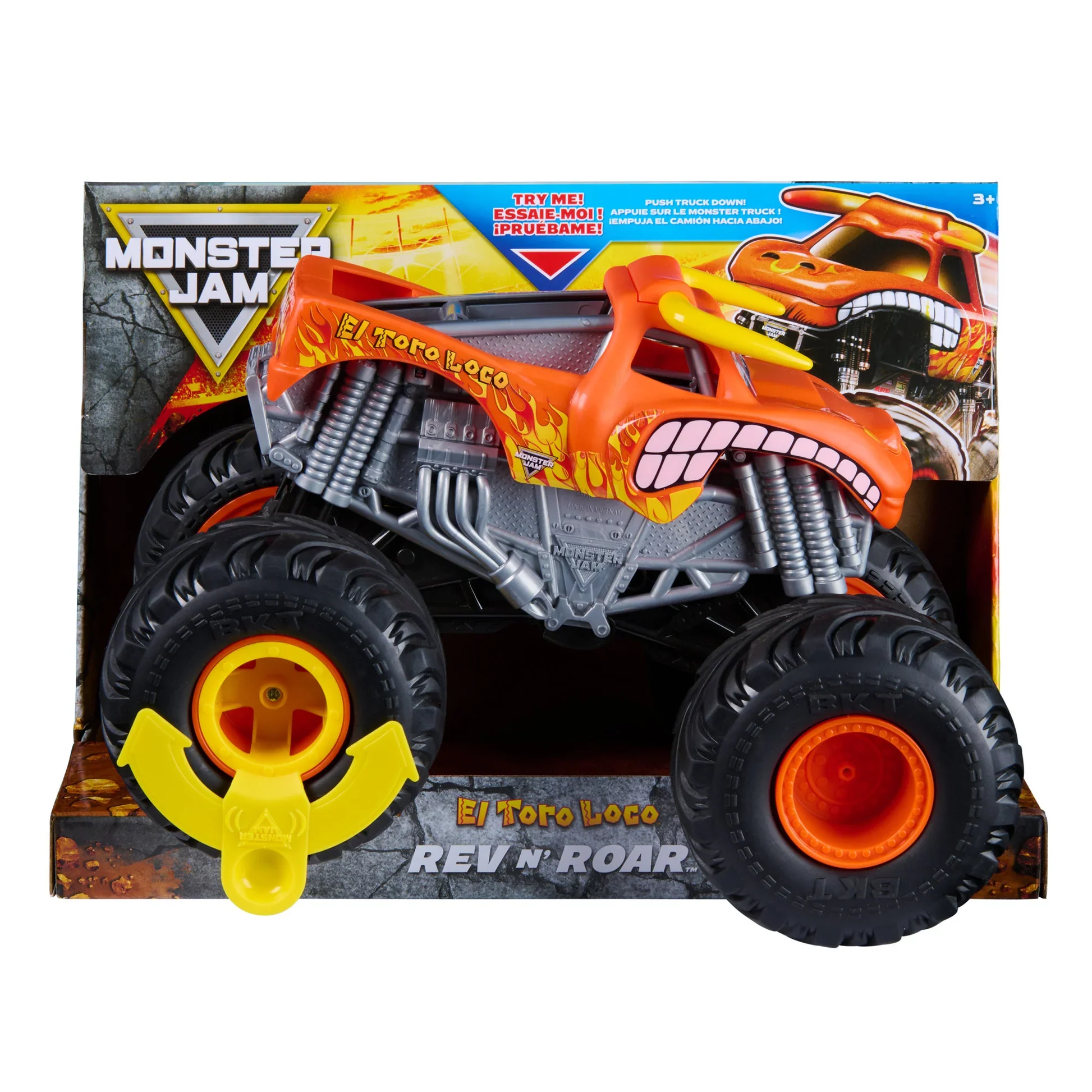 MONSTER JAM 1:18 REV 'N ROAR EL TORO LOCO
