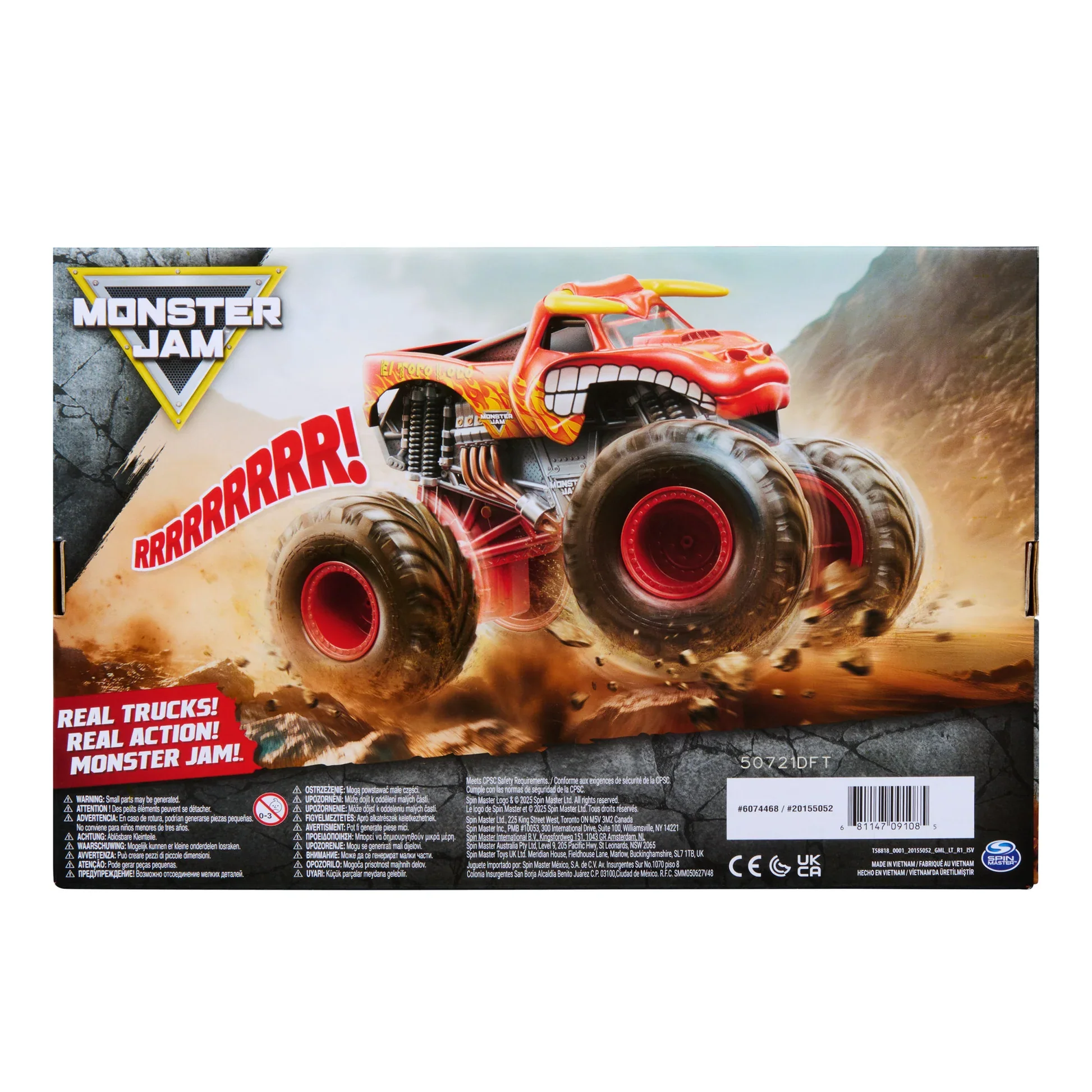 MONSTER JAM 1:18 REV 'N ROAR EL TORO LOCO - Image 3
