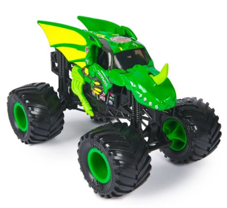 MONSTER JAM 1:24 DIE CAST MONSTER TRUCK - SERIES 22 - BAKUGAN DRAGONOID - Image 2