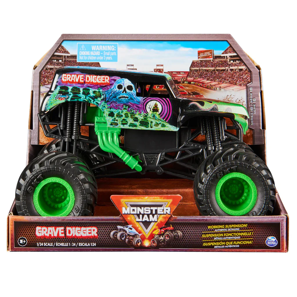 MONSTER JAM 1:24 DIE CAST TRUCK - GRAVE DIGGER