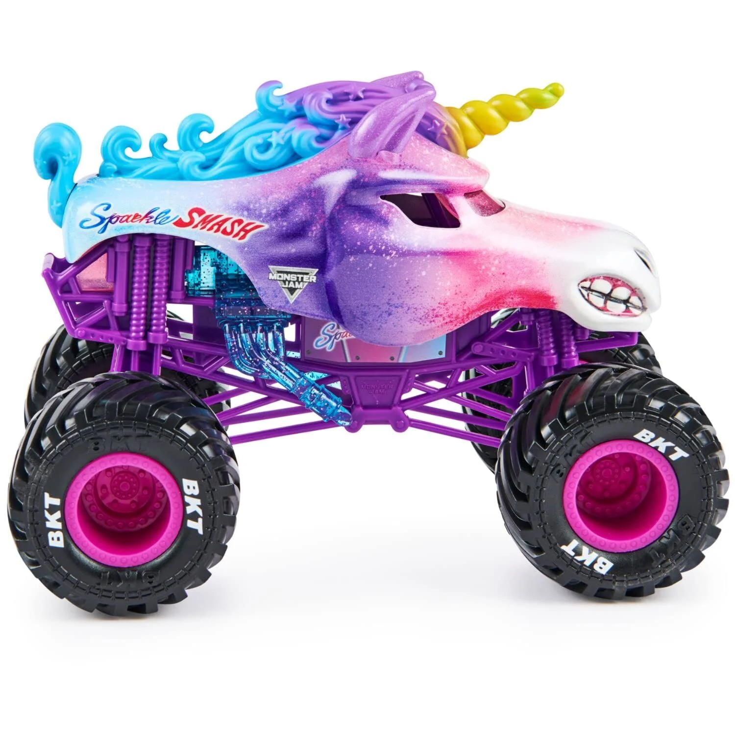 MONSTER JAM 1:24 DIE CAST TRUCK - SPARKLE SMASH - Image 2
