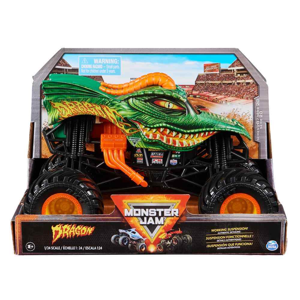 MONSTER JAM - 1:24 DIECAST TRUCK - DRAGON