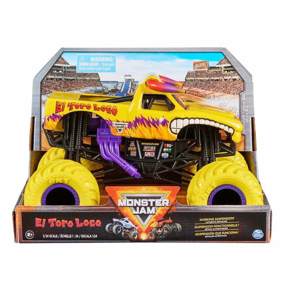 MONSTER JAM - 1:24 DIECAST TRUCK - EL TORO LOCO