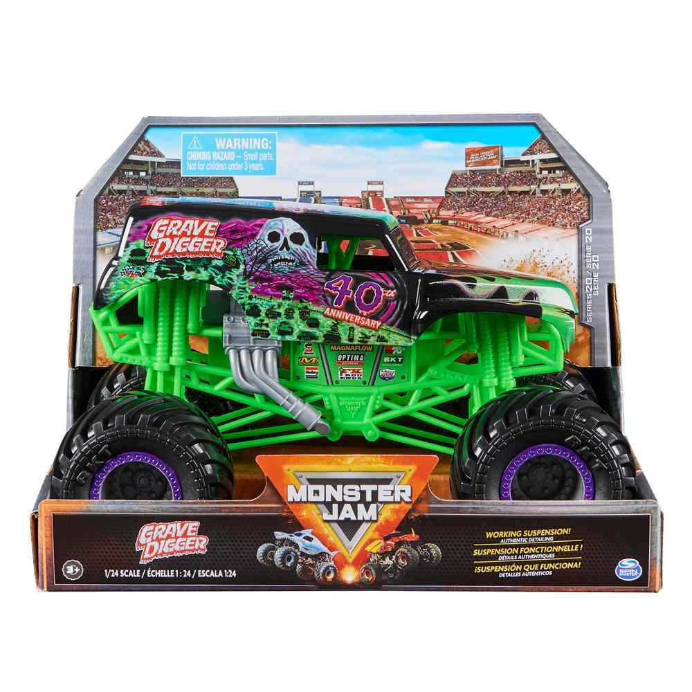 MONSTER JAM - 1:24 DIECAST TRUCK - GRAVE DIGGER