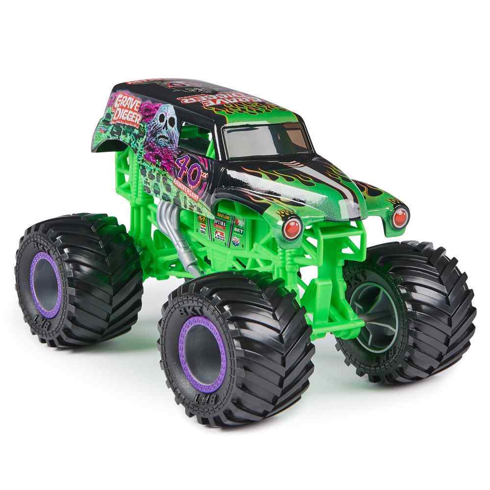 MONSTER JAM - 1:24 DIECAST TRUCK - GRAVE DIGGER - Image 3