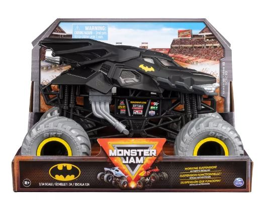 MONSTER JAM 1:24 DIECAST TRUCKS - BATMAN