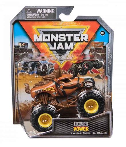 MONSTER JAM 1:64 DIE CAST SINGLE PACK - HORSE POWER