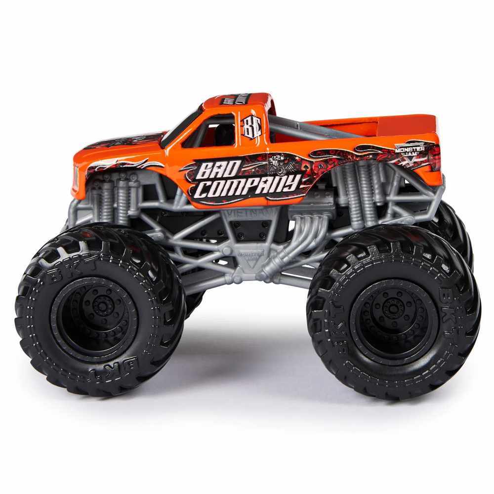 MONSTER JAM 1:64 DIECAST 2 PACK - BAD COMPANY VS EARTH SHAKER - Image 3