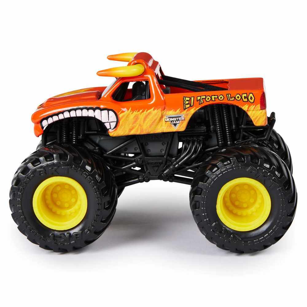 MONSTER JAM 1:64 DIECAST 2 PACK - EL TORO LOCO VS MONSTER MUTT - Image 4