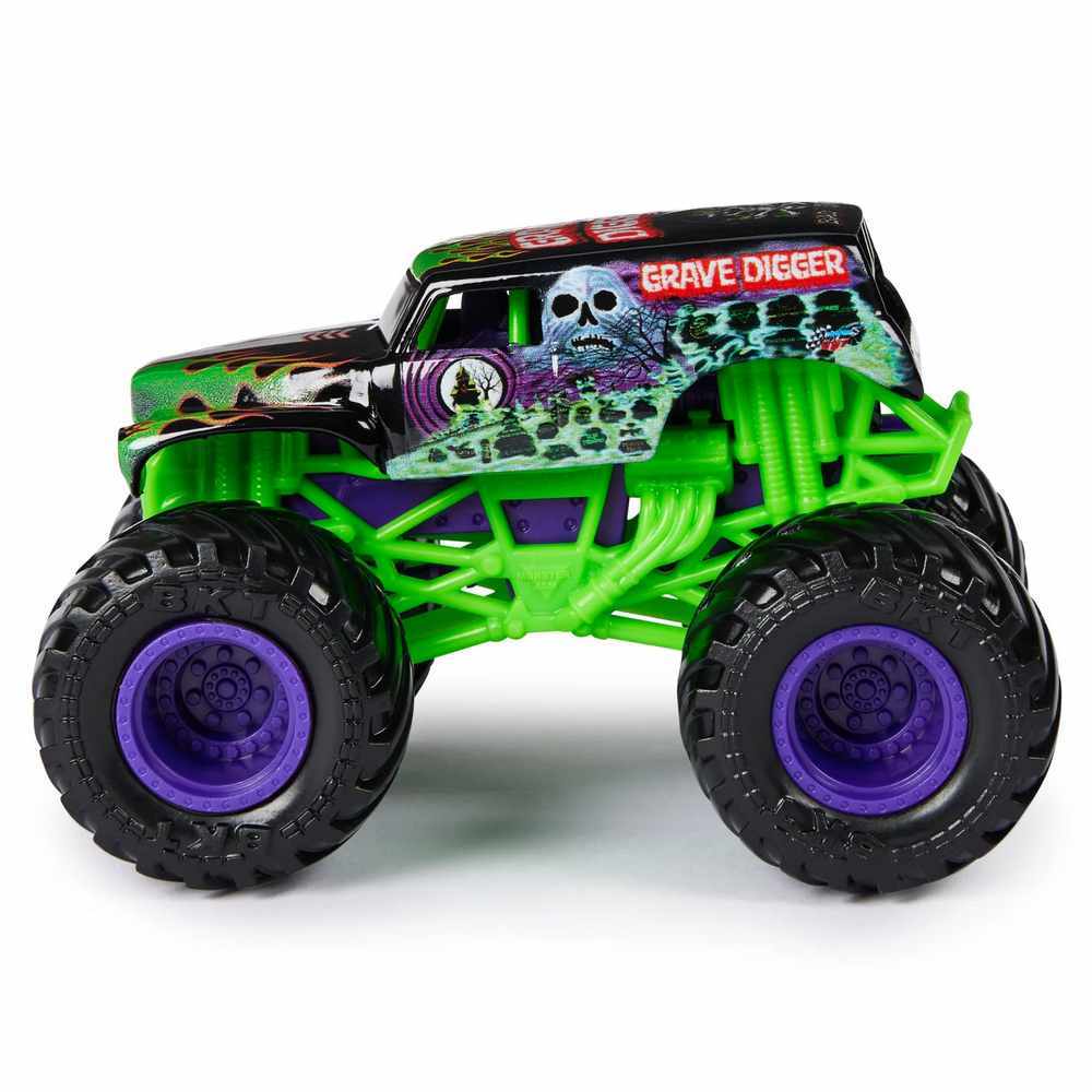 MONSTER JAM 1:64 DIECAST 2 PACK - GRAVE DIGGER VS GRAVE DIGGER THE LEGEND - Image 3