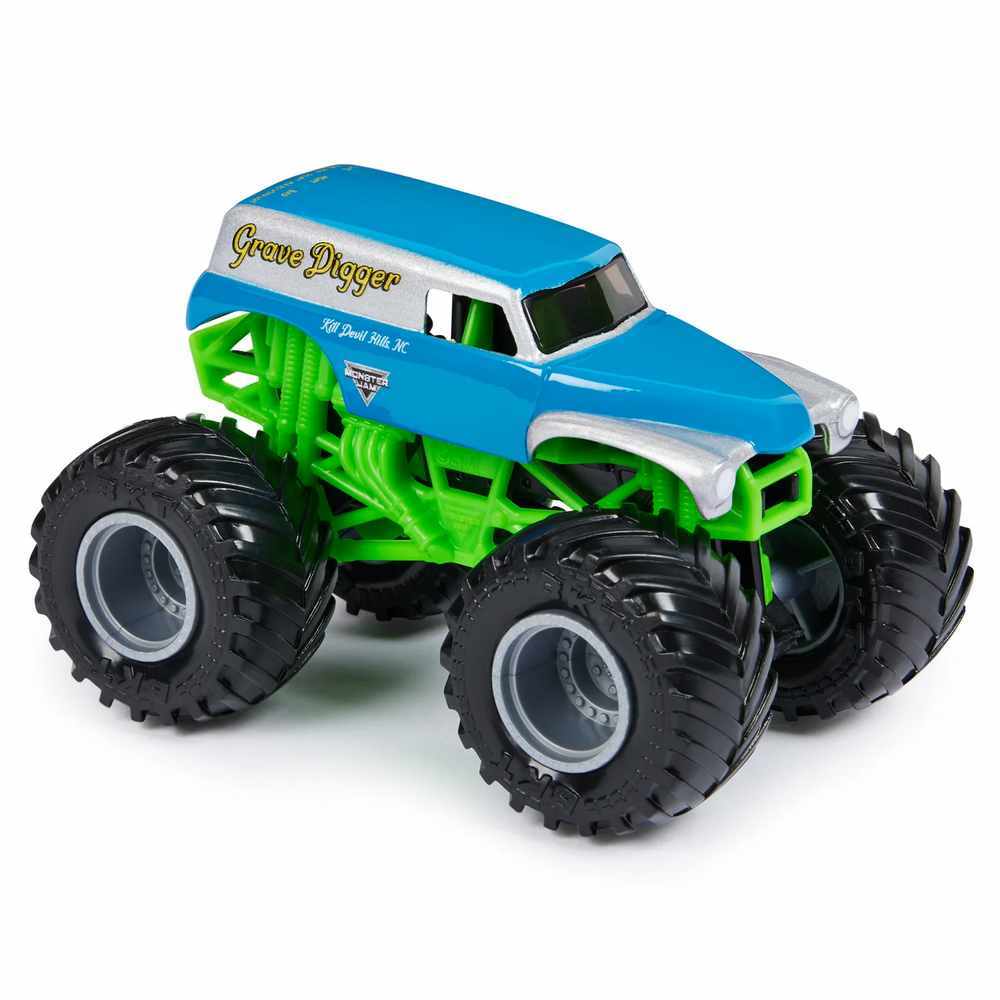 MONSTER JAM 1:64 DIECAST 2 PACK - GRAVE DIGGER VS GRAVE DIGGER THE LEGEND - Image 4