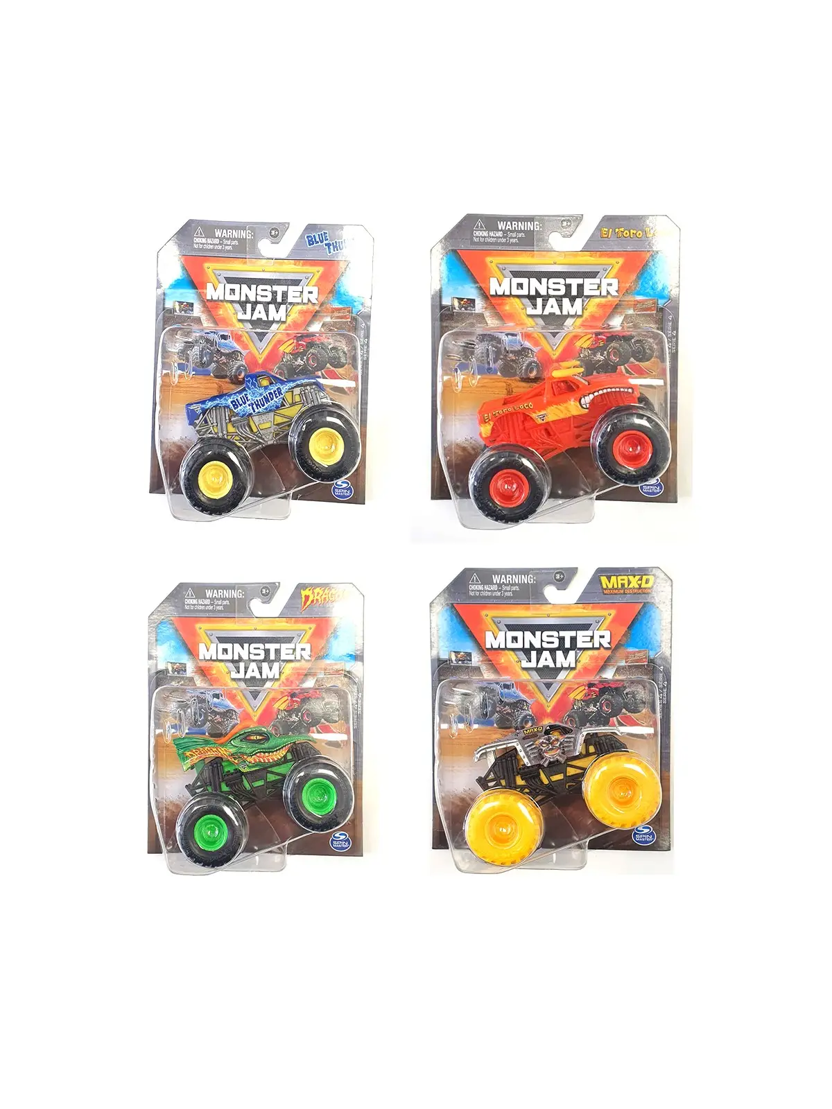 MONSTER JAM - 1:64 DIECAST SINGLE VEHICLE ASSORTED