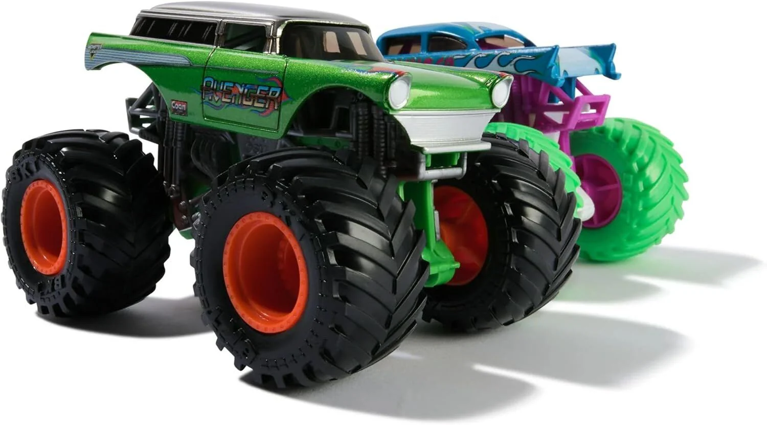 MONSTER JAM 1:64 DIECAST TRUCK 2 PACK - AVENGER AND AVENGER - Image 3