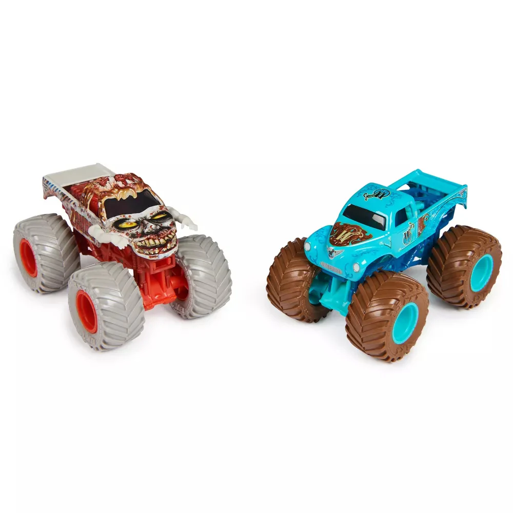 MONSTER JAM - 1:64 DIECAST TRUCKS 2PK - ZOMBIE VS WHIPLASH - Image 2